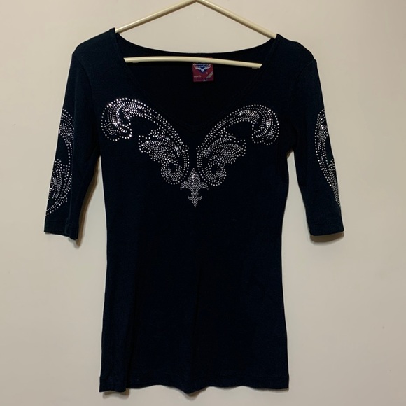 Avangard v-neck top - Picture 9 of 10